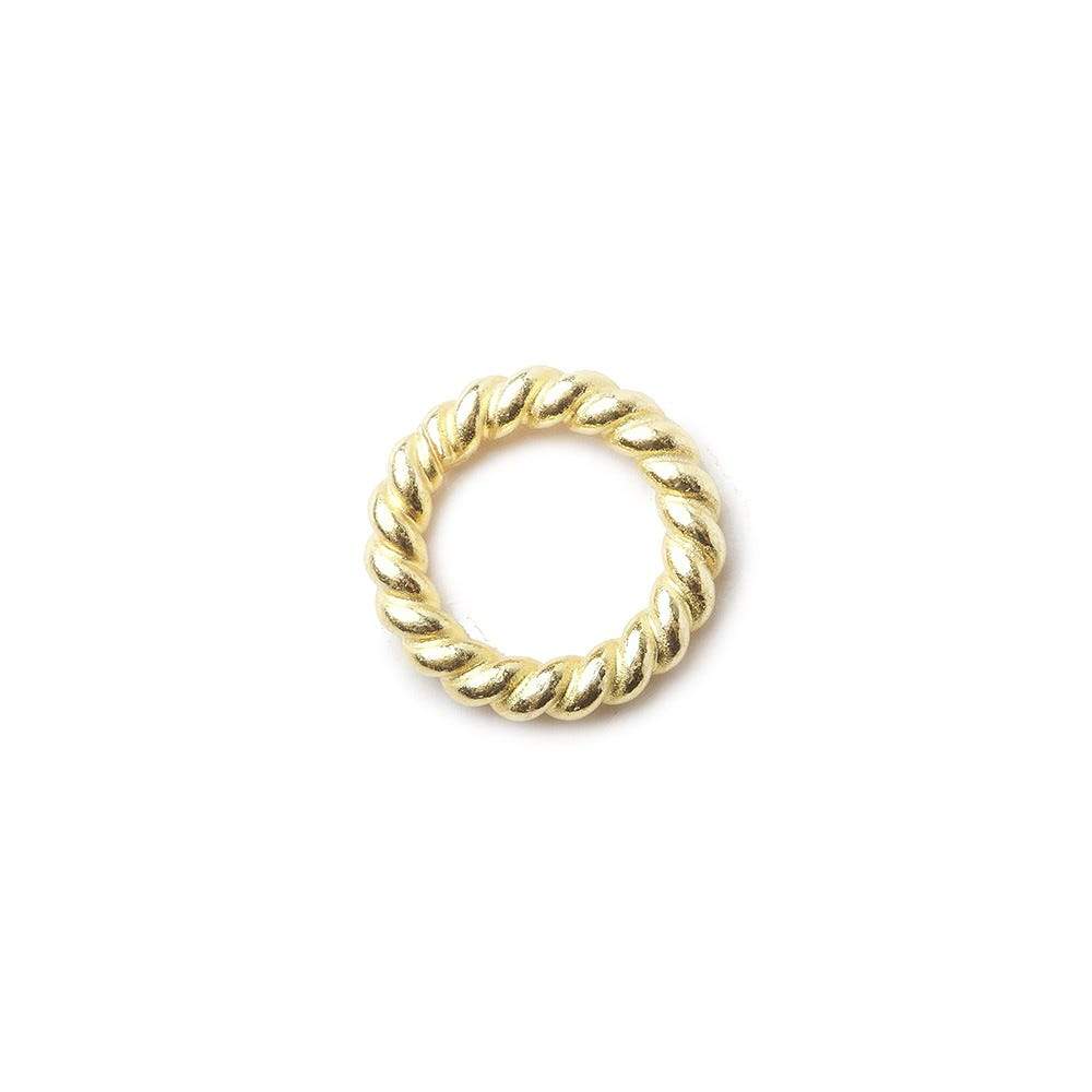 6 mm Twisted Vermeil Jumpring 25 rings per bag (ONLINE ORDER ONLY)