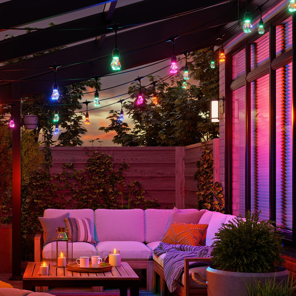 Matter Smart Multicolor Outdoor String Lights Smarter Kit 49ft (15m) (ONLINE ORDER ONLY)