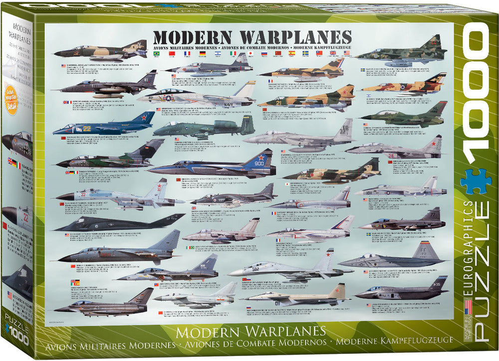Puzzle: History of Aviation  -  Modern Warplanes (ONLINE ORDER ONLY)