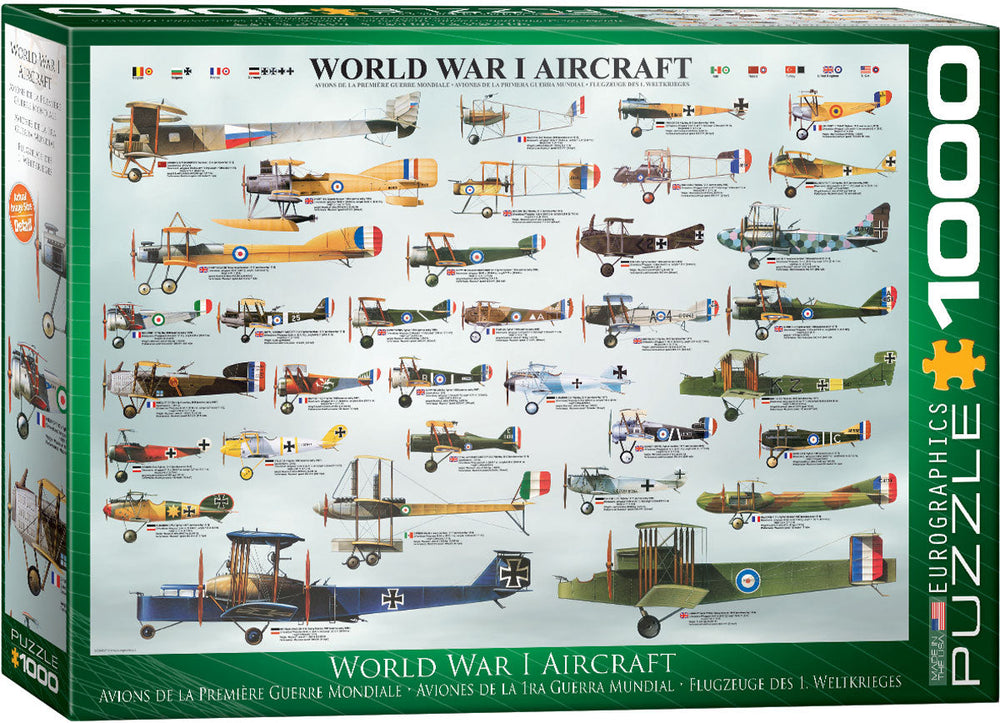 Puzzle: Sea & Land Transportation - World War I Aircraft (ONLINE ORDER ONLY)