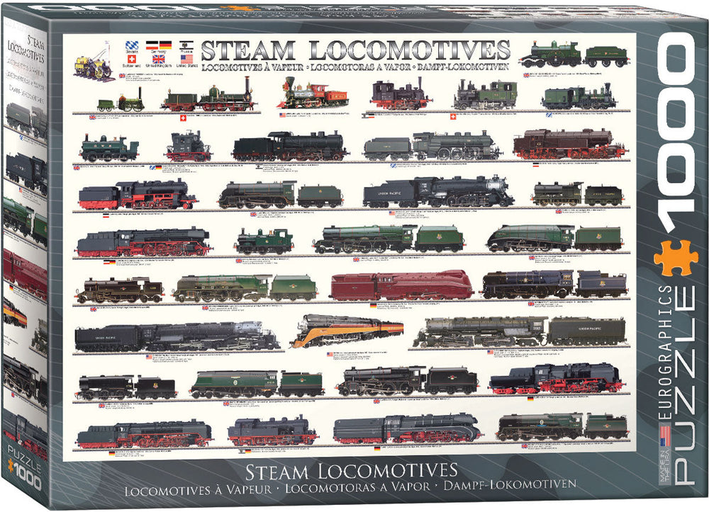 Puzzle: History & General Interest - Steam Locomotives (ONLINE ORDER ONLY)