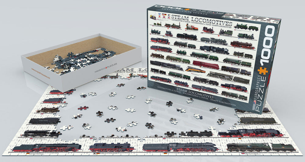 Puzzle: History & General Interest - Steam Locomotives (ONLINE ORDER ONLY)