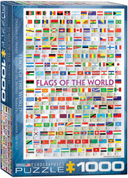 Puzzle: Maps & Flags - Flags of the World (ONLINE ORDER ONLY)