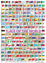 Puzzle: Maps & Flags - Flags of the World (ONLINE ORDER ONLY)