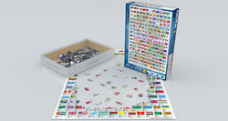 Puzzle: Maps & Flags - Flags of the World (ONLINE ORDER ONLY)