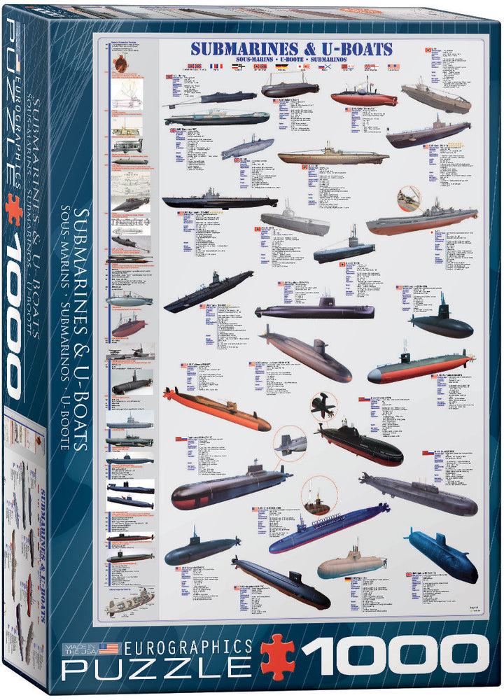 Puzzle: Sea & Land Transportation - Submarines & U-Boats (ONLINE ORDER ONLY)