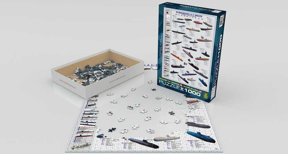 Puzzle: Sea & Land Transportation - Submarines & U-Boats (ONLINE ORDER ONLY)