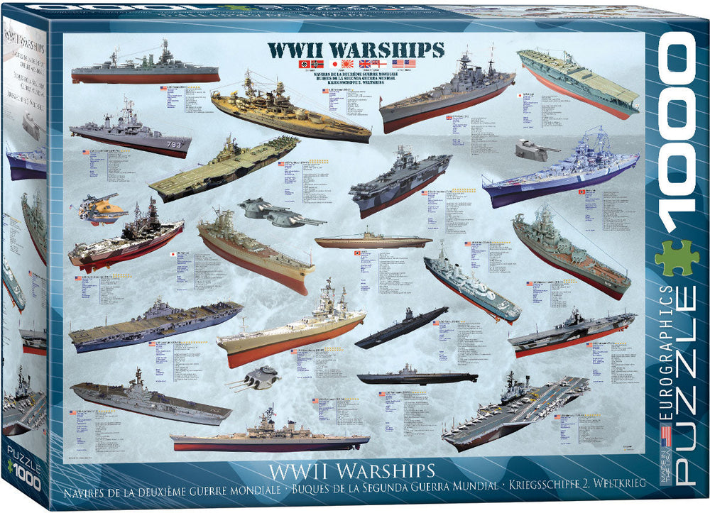 Puzzle: Sea & Land Transportation - WWII War Ships (ONLINE ORDER ONLY)