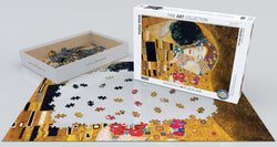 Puzzle: Fine Art Masterpieces - The Kiss (Detail) by Gustav Klimt (ONLINE ORDER ONLY)