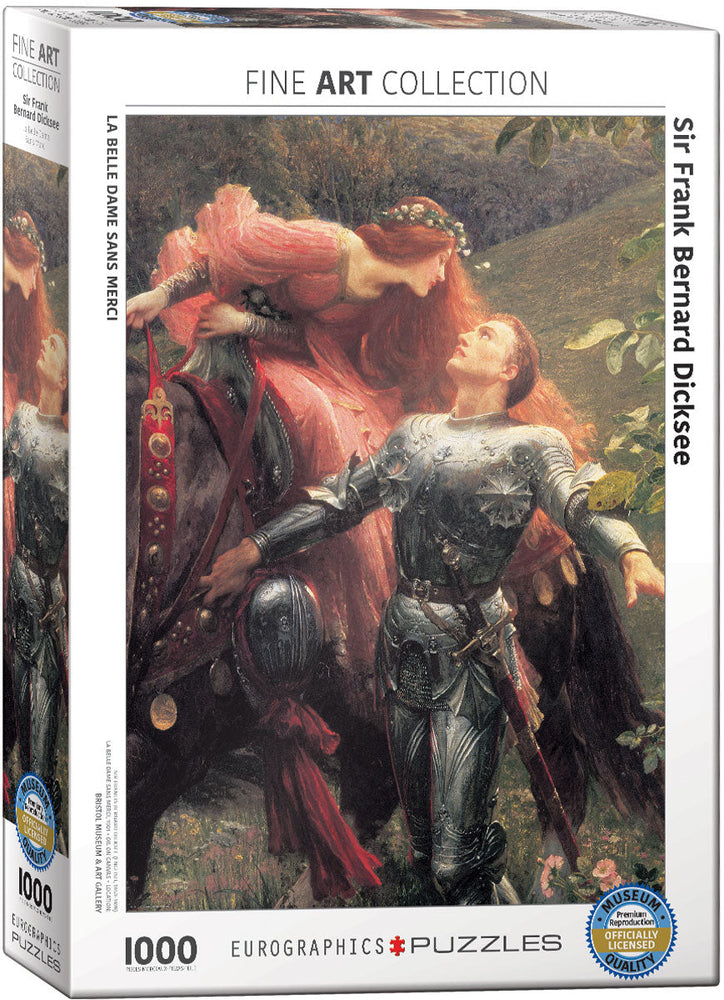 Puzzle: Fine Art Masterpieces - La Belle Dame sans Merci by Sir Frank Bernard Dicksee (ONLINE ORDER ONLY)