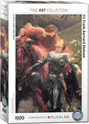 Puzzle: Fine Art Masterpieces - La Belle Dame sans Merci by Sir Frank Bernard Dicksee (ONLINE ORDER ONLY)