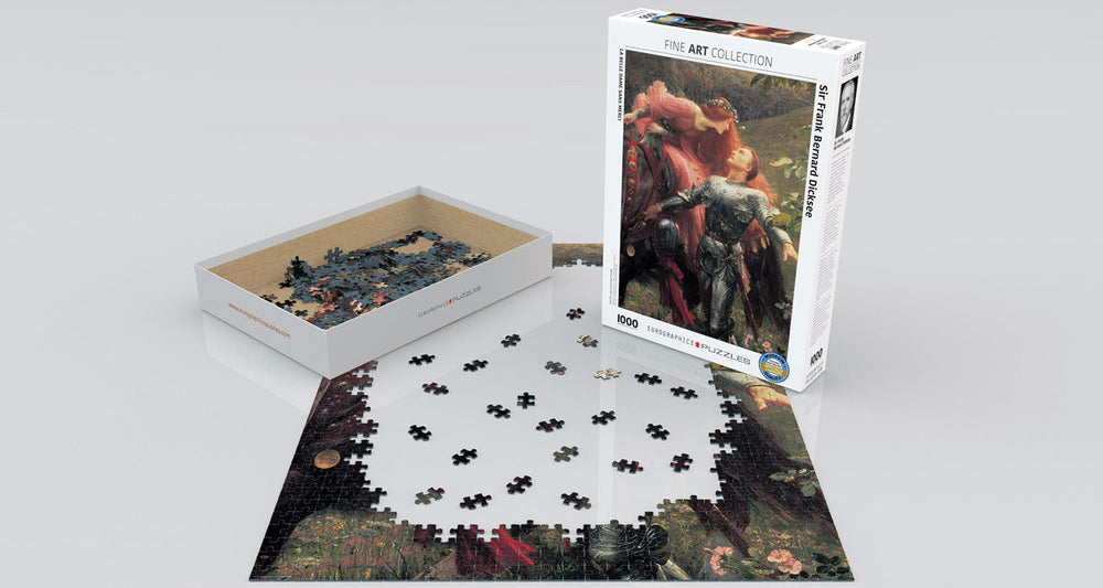 Puzzle: Fine Art Masterpieces - La Belle Dame sans Merci by Sir Frank Bernard Dicksee (ONLINE ORDER ONLY)