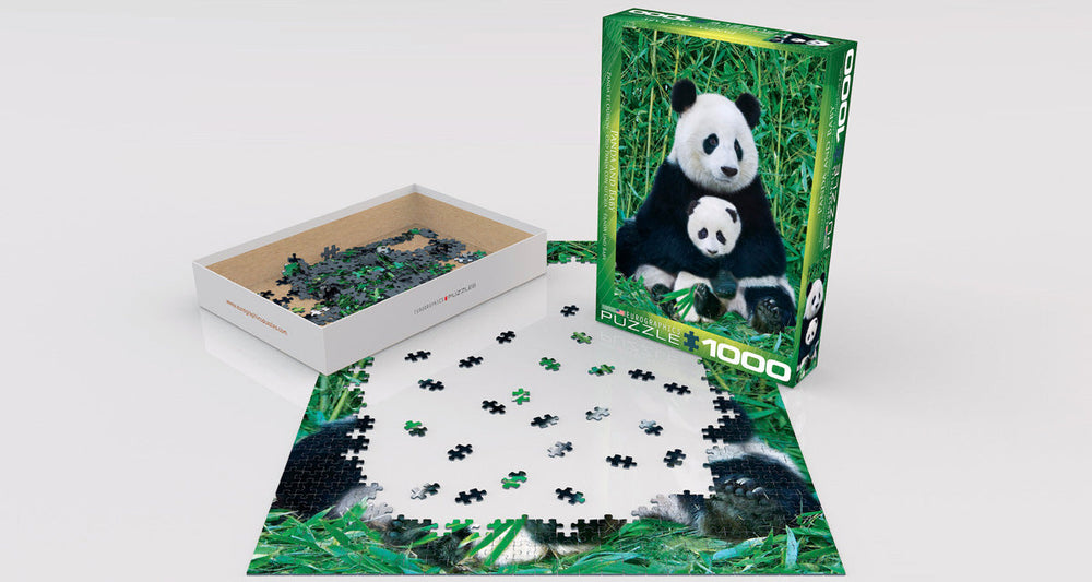 Puzzle: Animal Life Photography - Panda & Baby (ONLINE ORDER ONLY)
