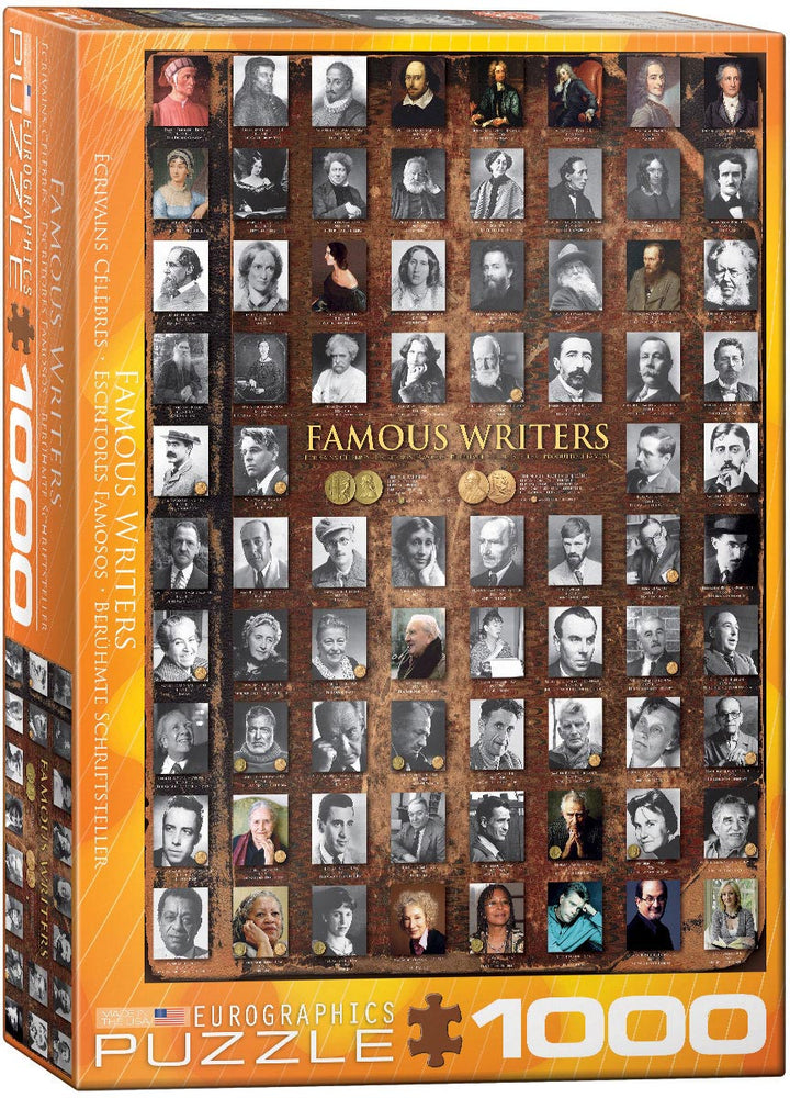 Puzzle: History & General Interest - Famous Writers (ONLINE ORDER ONLY)