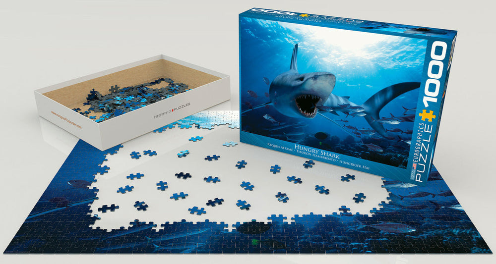Puzzle: Animal Life Photography - Hungry Shark (ONLINE ORDER ONLY)