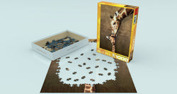 Puzzle: Animal Life Photography - Giraffe Mother's Kiss (ONLINE ORDER ONLY)