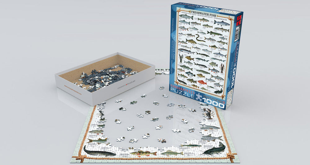 Puzzle: Animal Charts - Freshwater Fish (ONLINE ORDER ONLY)