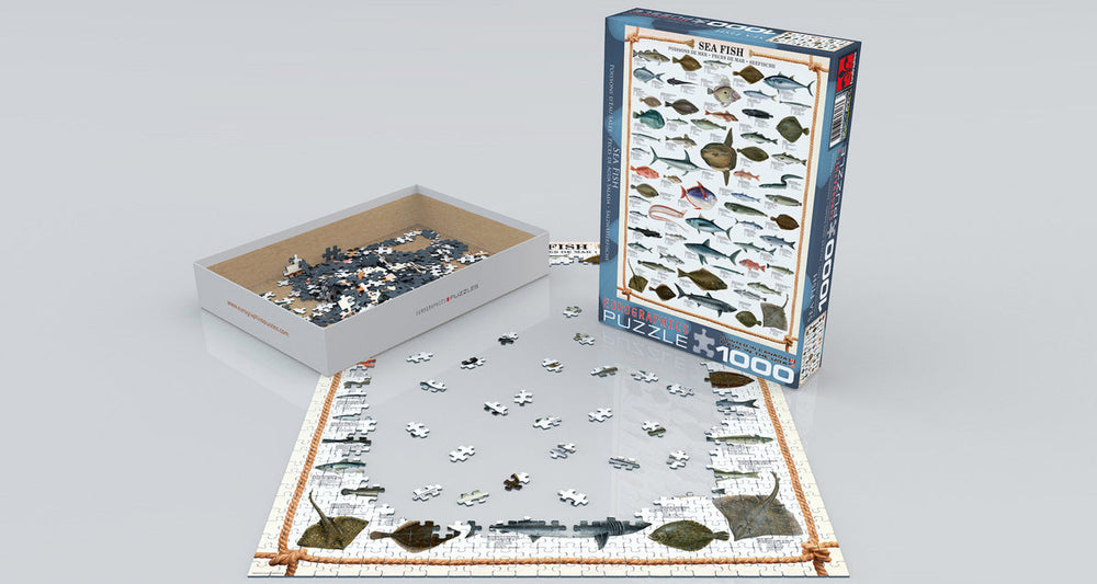 Puzzle: Animal Charts - Sea Fish (ONLINE ORDER ONLY)