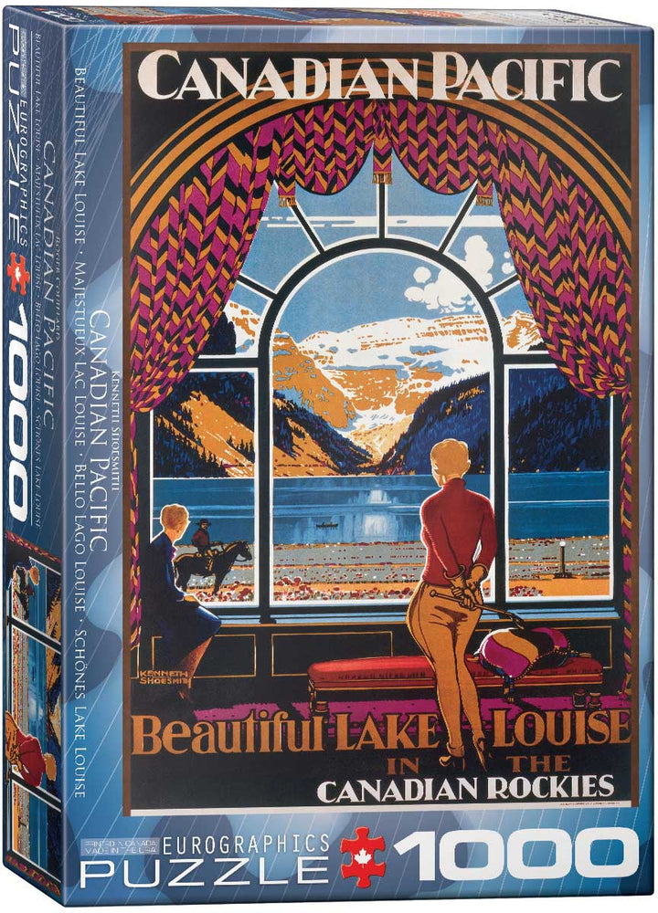 Puzzle: Canadian Vintage Art - Beautiful Lake Louise by Kenneth Shoesmith (ONLINE ORDER ONLY)
