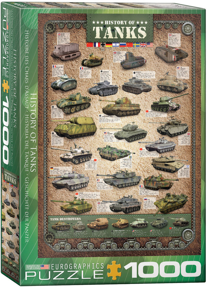 Puzzle: Sea & Land Transportation - History of Tanks (ONLINE ORDER ONLY)