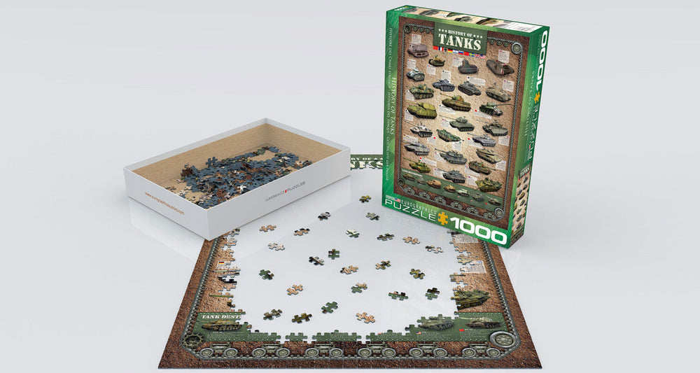 Puzzle: Sea & Land Transportation - History of Tanks (ONLINE ORDER ONLY)