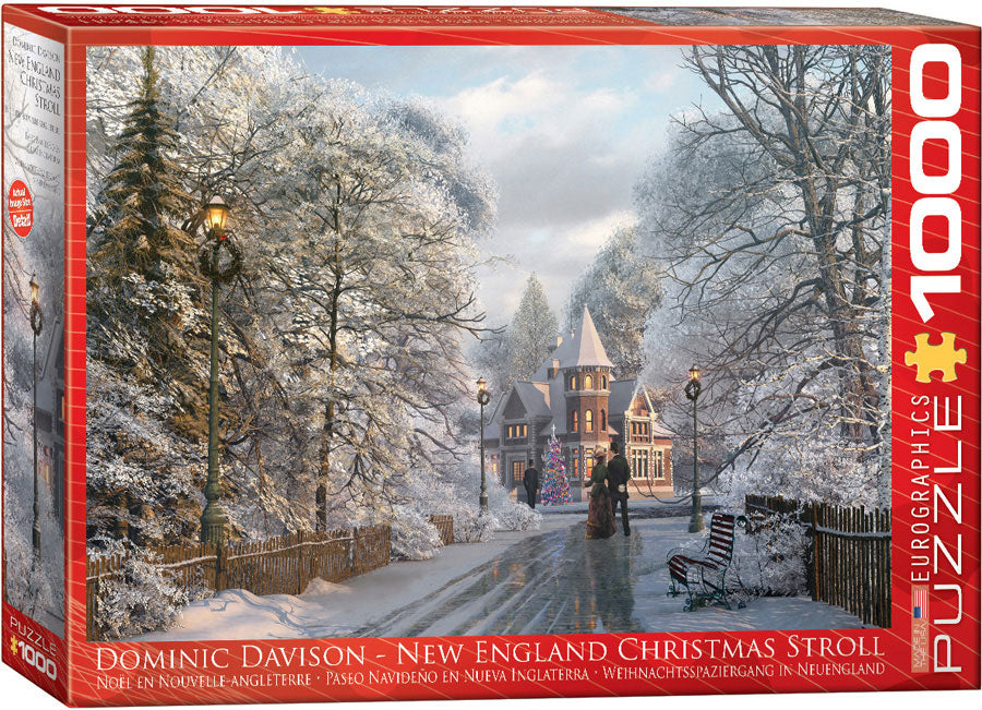 Puzzle: Christmas - Seasonal - New England Christmas Stroll by Dominic Davison (ONLINE ORDER ONLY)