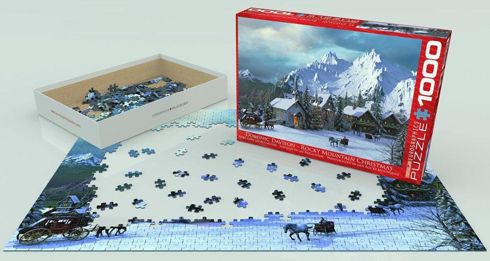 Puzzle: Christmas - Seasonal - Rocky Mountain Christmas by Dominic Davison (ONLINE ORDER ONLY)