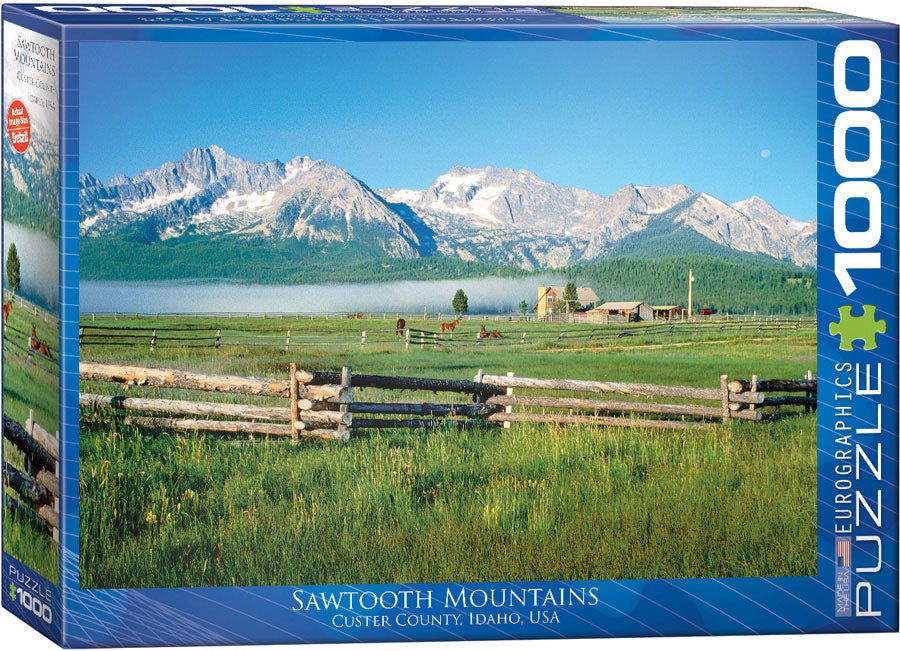 Puzzle: Scenic Photography - Sawtooth Mountains Idaho (ONLINE ORDER ONLY)