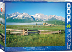 Puzzle: Scenic Photography - Sawtooth Mountains Idaho (ONLINE ORDER ONLY)