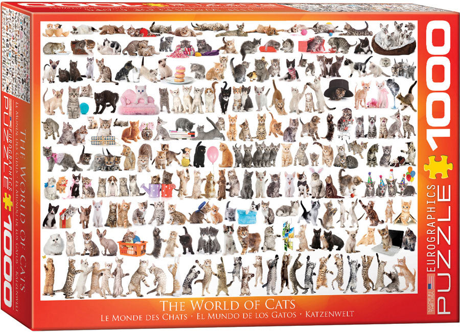 Puzzle: Animal Charts - The World of Cats (ONLINE ORDER ONLY)