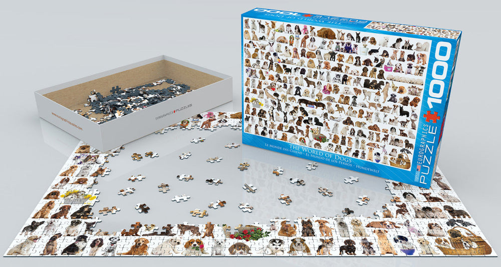 Puzzle: Animal Charts - The World of Dogs (ONLINE ORDER ONLY)