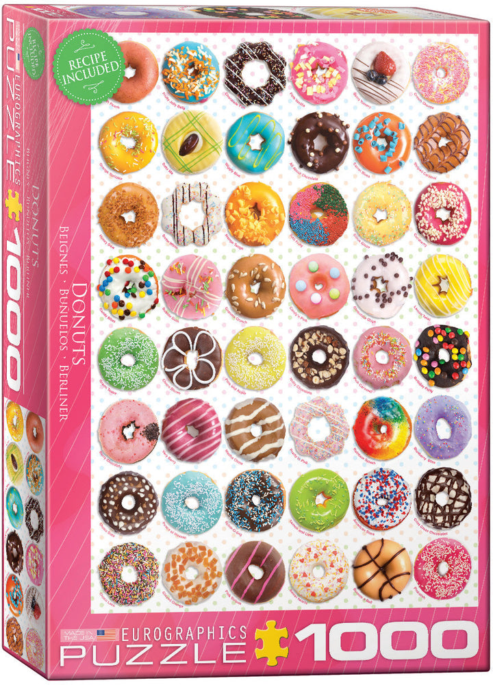 Puzzle: Delicious Puzzles - Donuts Tops (ONLINE ORDER ONLY)