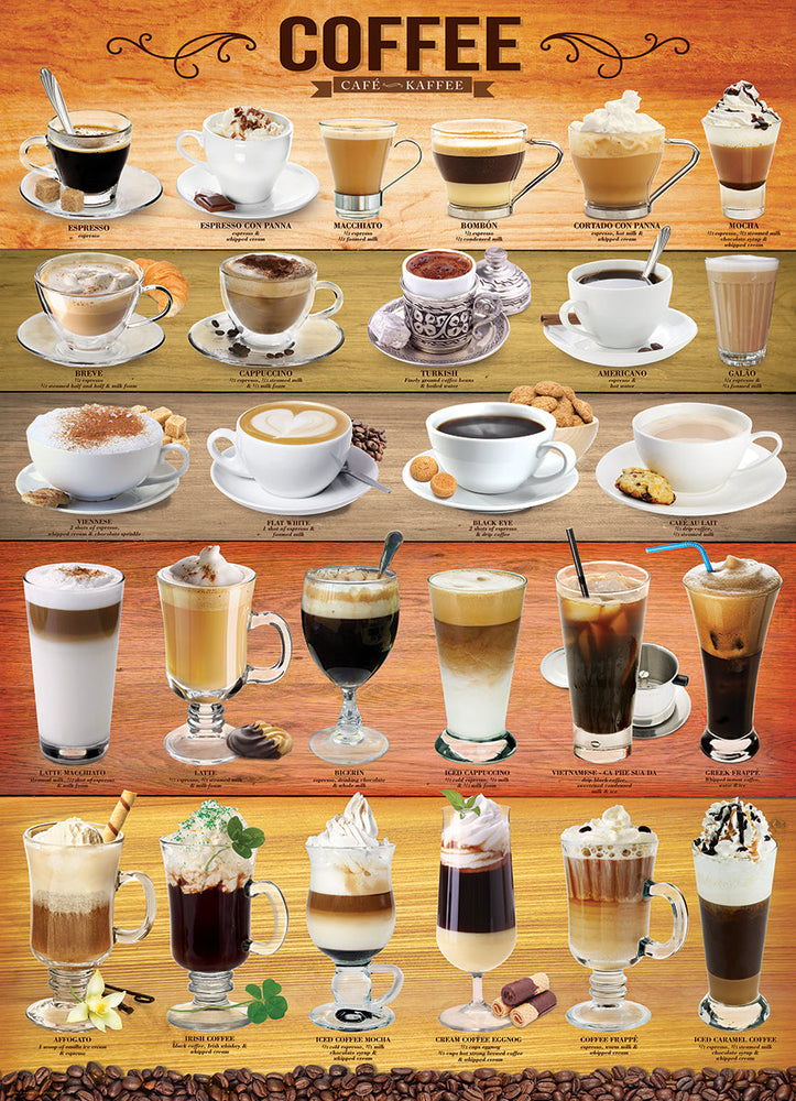 Puzzle: Delicious Puzzles - Coffee (ONLINE ORDER ONLY)