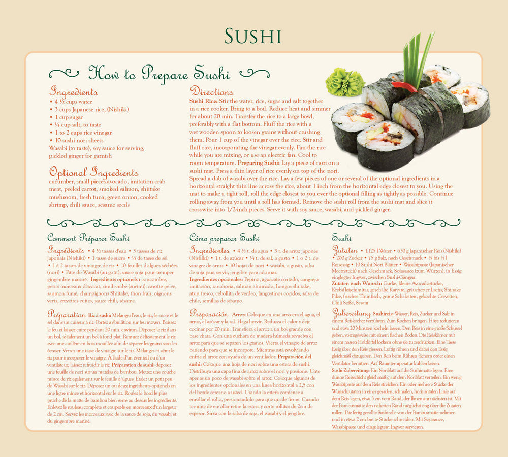 Puzzle: Delicious Puzzles - Sushi (ONLINE ORDER ONLY)