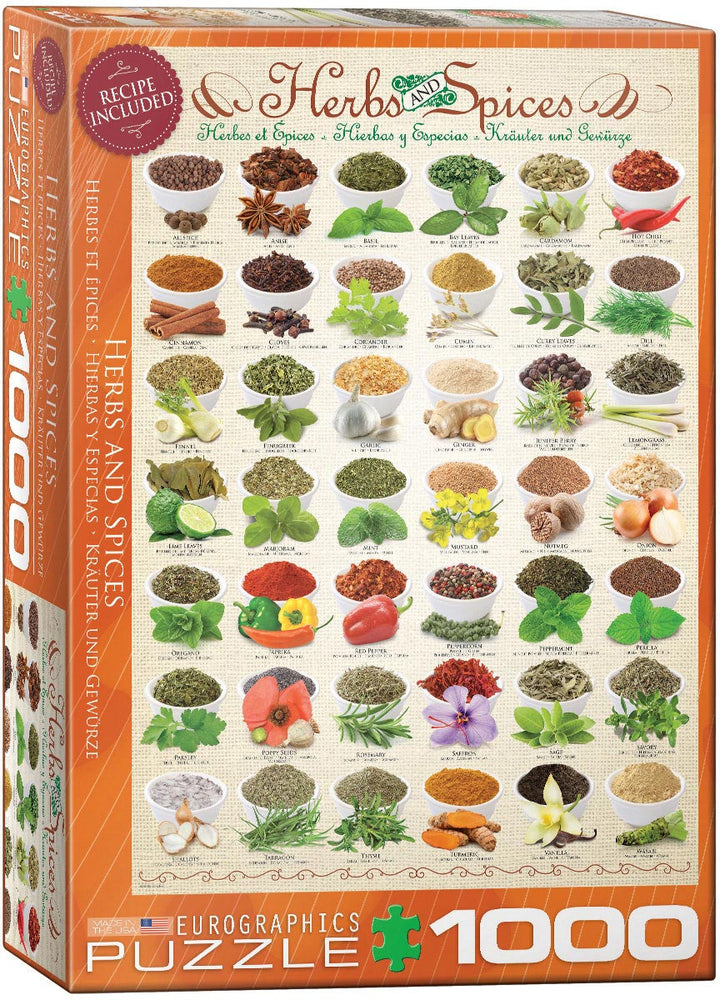 Puzzle: Delicious Puzzles - Herbs and Spices (ONLINE ORDER ONLY)