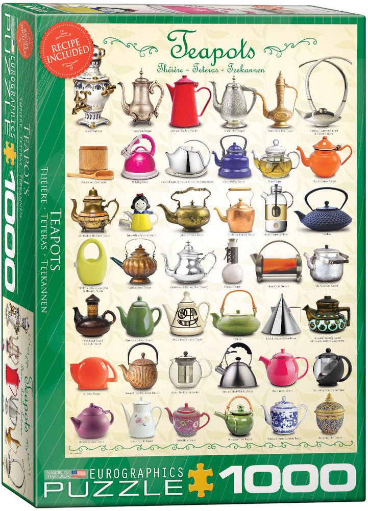 Puzzle: Delicious Puzzles - Teapots (ONLINE ORDER ONLY)
