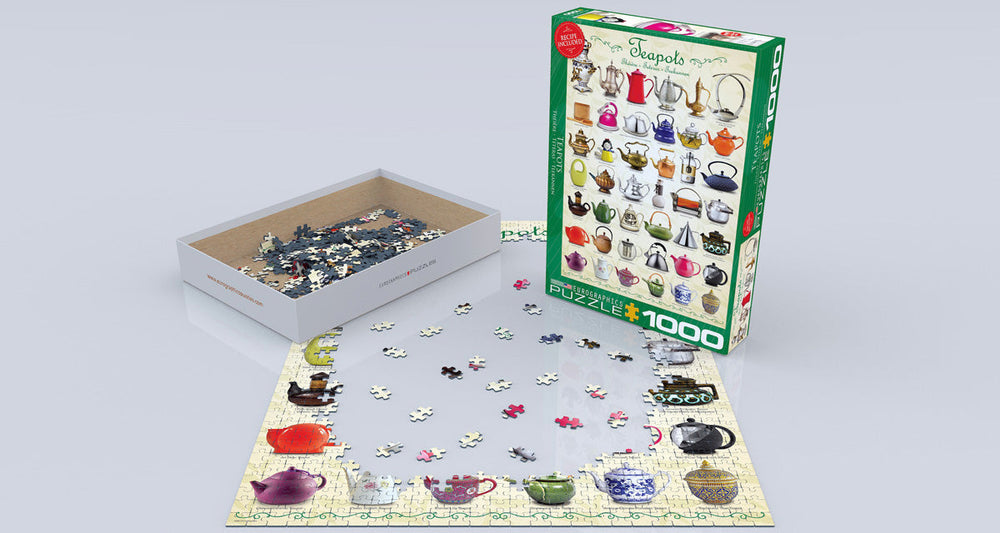 Puzzle: Delicious Puzzles - Teapots (ONLINE ORDER ONLY)