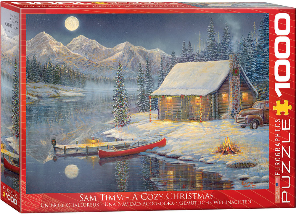 Puzzle: Artist Series - A Cozy Christmas by Sam Timm (ONLINE ORDER ONLY)