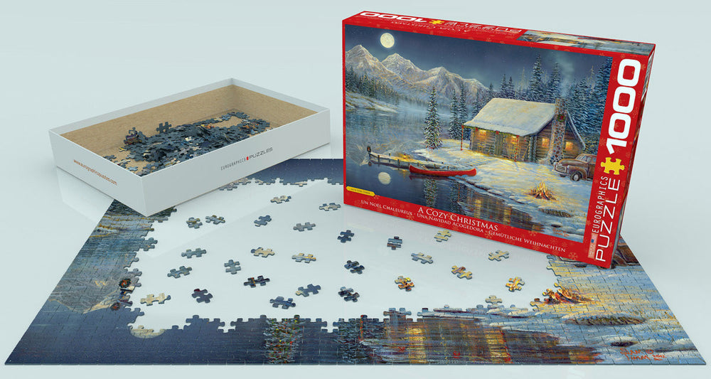 Puzzle: Artist Series - A Cozy Christmas by Sam Timm (ONLINE ORDER ONLY)