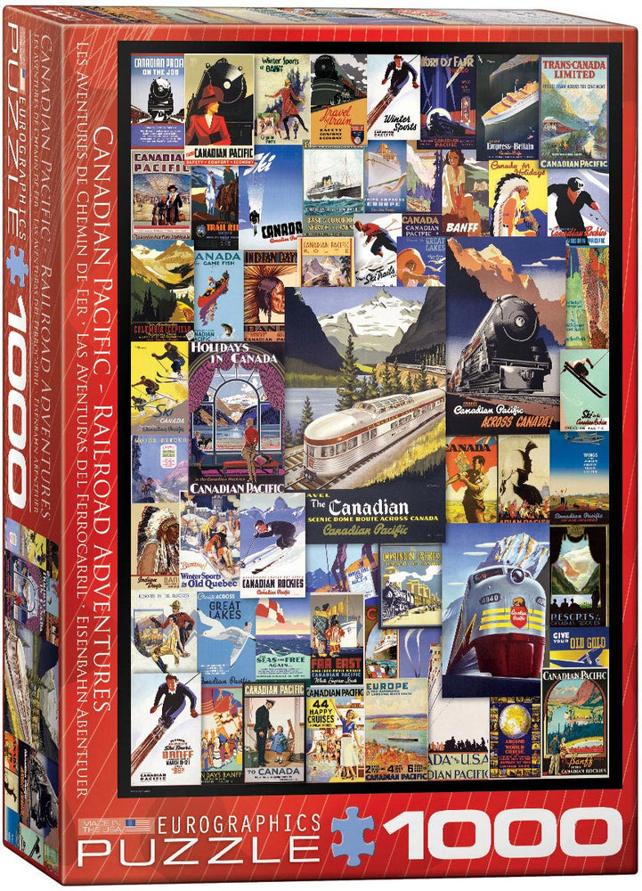 Puzzle: Canadian Vintage Art - Railroad Adventures (ONLINE ORDER ONLY)