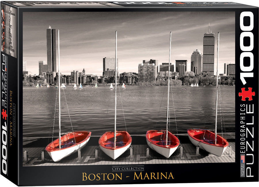Puzzle: City Collection - Boston Marina (ONLINE ORDER ONLY)
