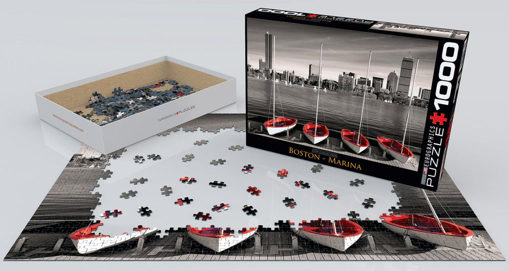 Puzzle: City Collection - Boston Marina (ONLINE ORDER ONLY)
