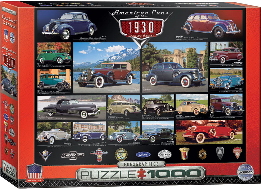 Puzzle: The Cruisin' Series - American Cars of the 1930s (ONLINE ORDER ONLY)