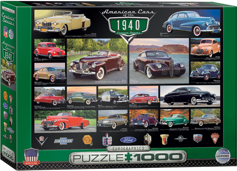 Puzzle: The Cruisin' Series - American Cars of the 1940s (ONLINE ORDER ONLY)