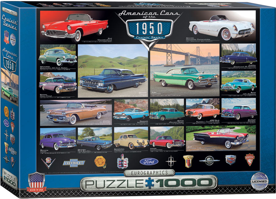 Puzzle: The Cruisin' Series - American Cars of the 1950s (ONLINE ORDER ONLY)