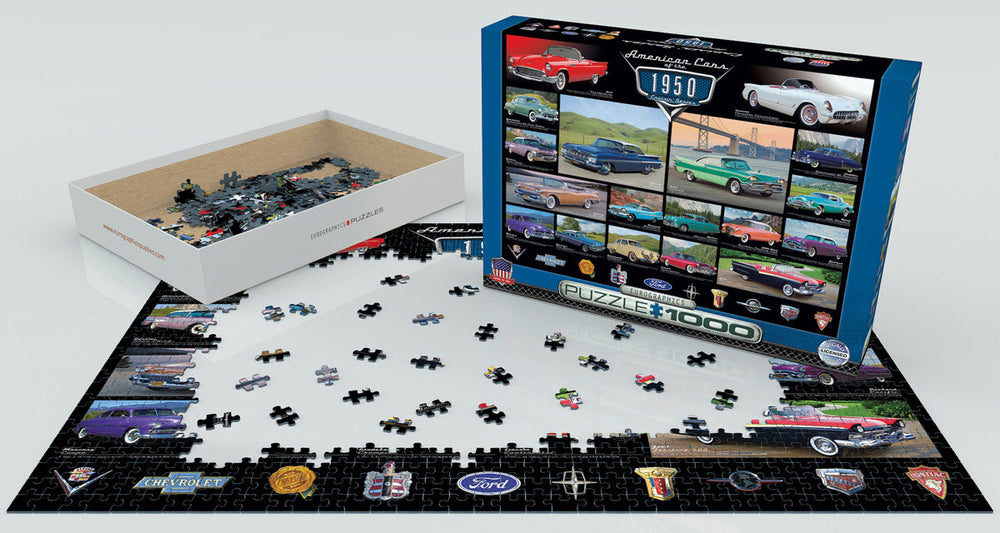 Puzzle: The Cruisin' Series - American Cars of the 1950s (ONLINE ORDER ONLY)