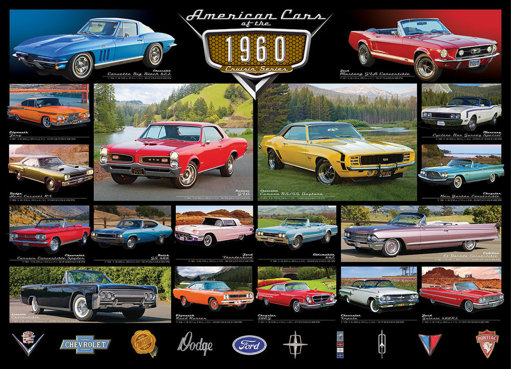 Puzzle: The Cruisin' Series - American Cars of the 1960s (ONLINE ORDER ONLY)
