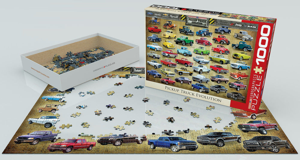 Puzzle: Automotive Evolution Charts - Pickup Truck Evolution (ONLINE ORDER ONLY)