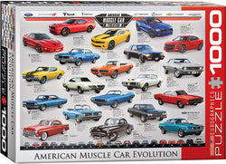 Puzzle: Automotive Evolution Charts - American Muscle Car Evolution (ONLINE ORDER ONLY)