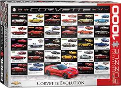 Puzzle: Automotive Evolution Charts - Corvette Evolution (ONLINE ORDER ONLY)